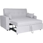 Sofa cama hermes gris claro 2