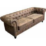 Sofa chester premium 3 plazas similpiel vintage 1