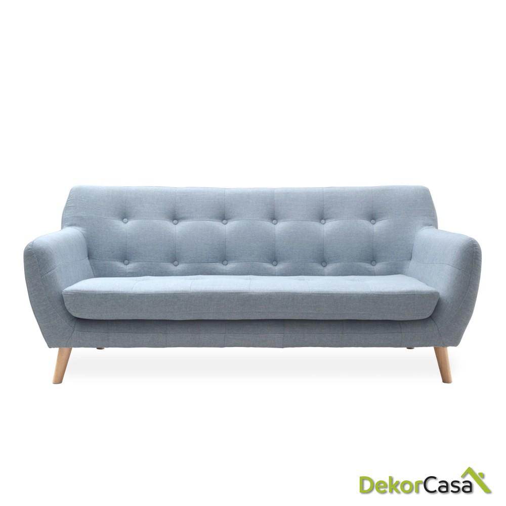 Sofá Nordic Vintage Color Azul Claro