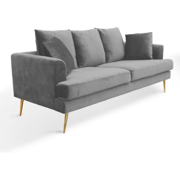 Sofa simba 3 plazas gris 1