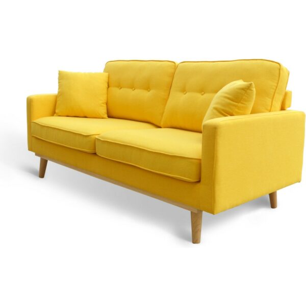 Sofa tanya 3 plazas amarillo 1