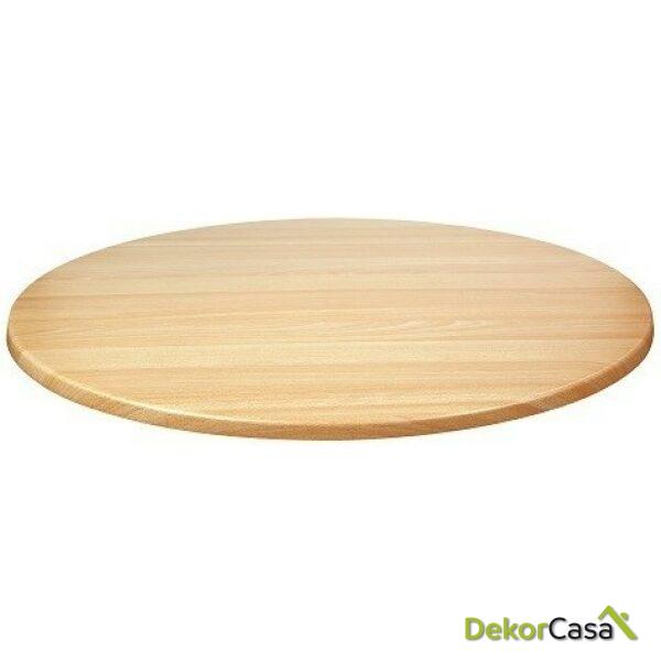 Tablero de mesa topalit haya 19 70 cms de diametro
