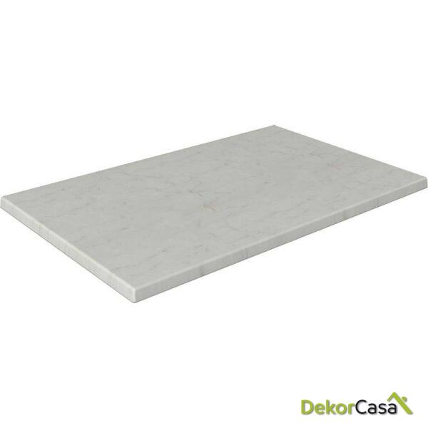 Tablero de mesa werzalit sm 70 marmor bianco 110 x 70 cms