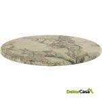 Tablero de mesa werzalit sm marble almeria 209 60 cms de diametro