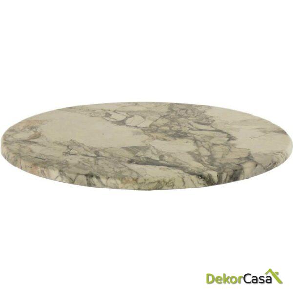 Tablero de mesa werzalit sm marble almeria 209 70 cms de diametro