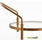 Camarera 58X45X90 Acrilico/Cristal/Metal Dorado