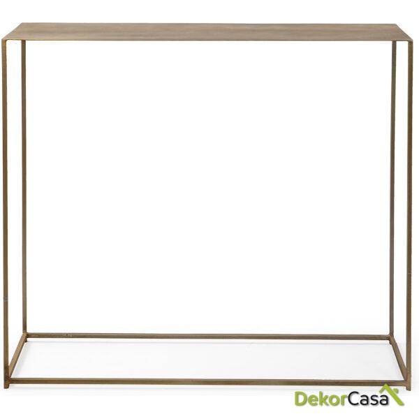 Consola 100X33X90 Metal Dorado Antique