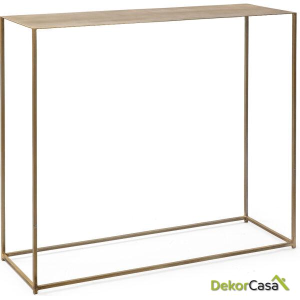 Consola 100X33X90 Metal Dorado Antique