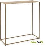 Consola 76X28X80 Metal Dorado Antique