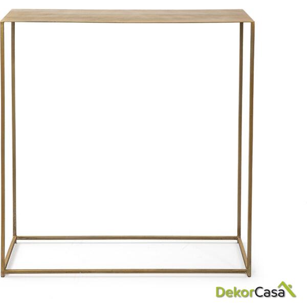 Consola 76X28X80 Metal Dorado Antique