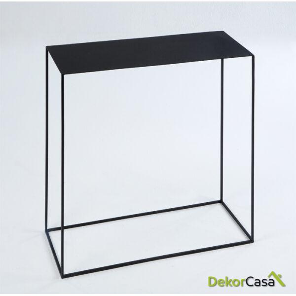 Consola 84X33X90 Metal Negro