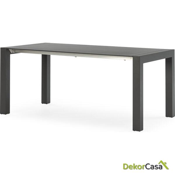 Mesa Comedor 174/219X90X76 Madera -- Gris Mate