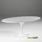 Mesa Comedor 200X120X75 Aluminio/Dm Blanco