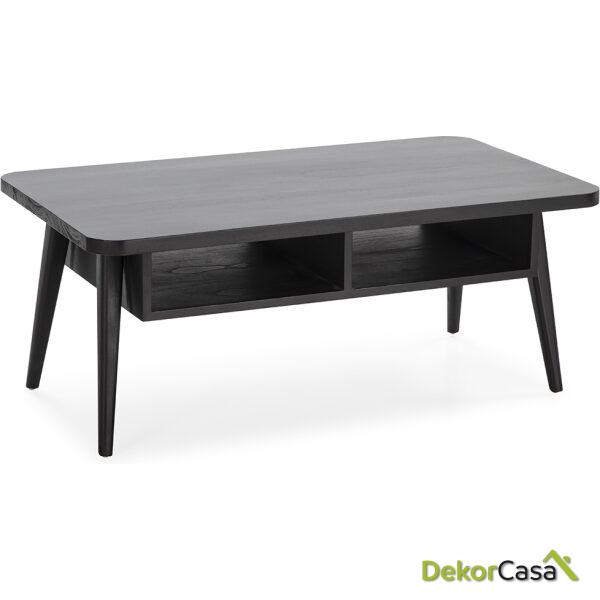 Mesa De Centro 106X60X43 Madera Negro