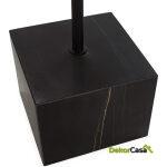 Mesa De Centro 81X81X47 Metal/Mármol Negro/Dorado