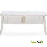 Mueble Tv 110X45X50 Madera Blanco