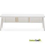 Mueble Tv 150X50X51 Madera Blanco