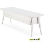 Mueble Tv 150X50X51 Madera Blanco