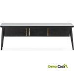 Mueble Tv 150X50X51 Madera Negro