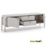 Mueble Tv 160X40X50 Madera Blanco