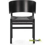 Silla 52X56X75 Madera/Cuerda Negro