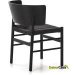 Silla 52X56X75 Madera/Cuerda Negro