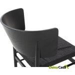 Silla 52X56X75 Madera/Cuerda Negro