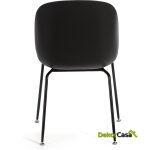 Silla 54X58X84 Metal Negro/Abs Negro/Tela Verde