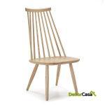 Silla Baja 52X61X98 Madera Natural