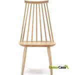 Silla Baja 52X61X98 Madera Natural