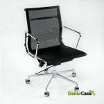 Silla De Despacho Regulable 58X64X89/97 Metal/Malla Negro