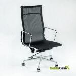 Silla De Despacho Regulable 64X62X107/113 Metal/Malla Negro