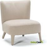 Sillón 76X79X86 Madera/Tela Beige