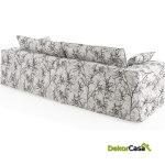 Sofa 5P Abata 290X108X82 Serie F