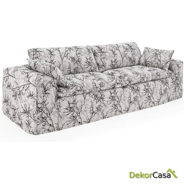 Sofa 5P Abata 290X108X82 Serie F