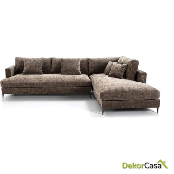 Sofa Comp. 3 P Ch.Izda. Piquera 326X112/215X87 Serie G