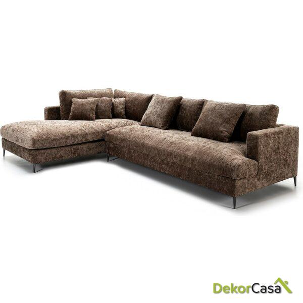 Sofa Comp. 3 P Ch.Izda. Piquera 326X112/215X87 Serie G