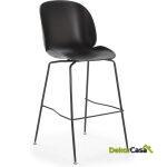 Taburete 51X59X113 Metal Negro/Abs Negro