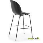 Taburete 51X59X113 Metal Negro/Abs Negro