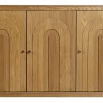 Aparador Natural Madera 120 X 40 X 80 Cm