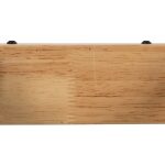 Aplique Pared Negro-Natural Metal-Madera 36 X 21 X 17 Cm