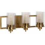 Aplique Pared Oro Metal / Cristal 56 X 17 X 21 Cm