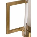 Aplique Pared Oro Metal / Cristal 56 X 17 X 21 Cm