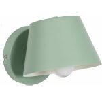 Aplique Pared Verde Claro Metal 16 X 16 X 12 Cm