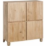 Armario Natural Madera Mindi 110 X 45 X 120 Cm