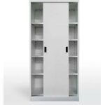 Armario olimpo metalico puertas correderas gris ral 7035 90x46x185 cms jpg