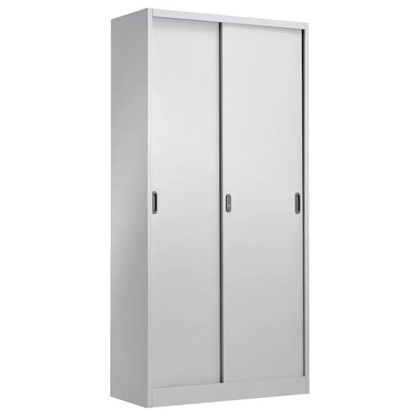 Armario olimpo metalico puertas correderas gris ral 7035 90x46x185 cms png