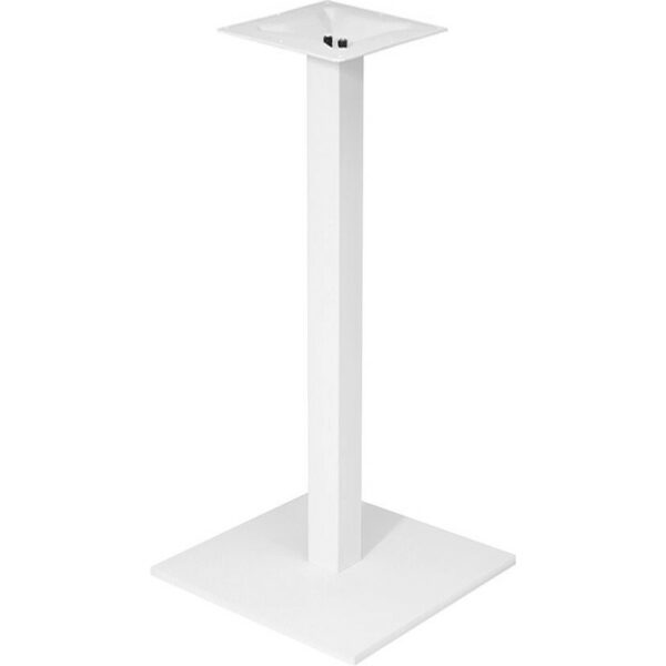 Base de mesa beverly bl110 alta tubo cuadrado blanca base de 45 x 45 cms altura 110 cms jpg
