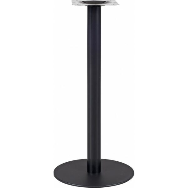 Base de mesa bombay tubo redondo negra base de acero de 8 mm 45 cms de diametro altura 110 cms jpg