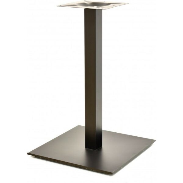 Base de mesa trocadero tubo cuadrado negra base de acero de 8 mm 45 x 45 cms altura 72 cms jpg